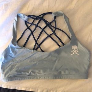 Lulu lemon x Soulcycle strappy sports bra